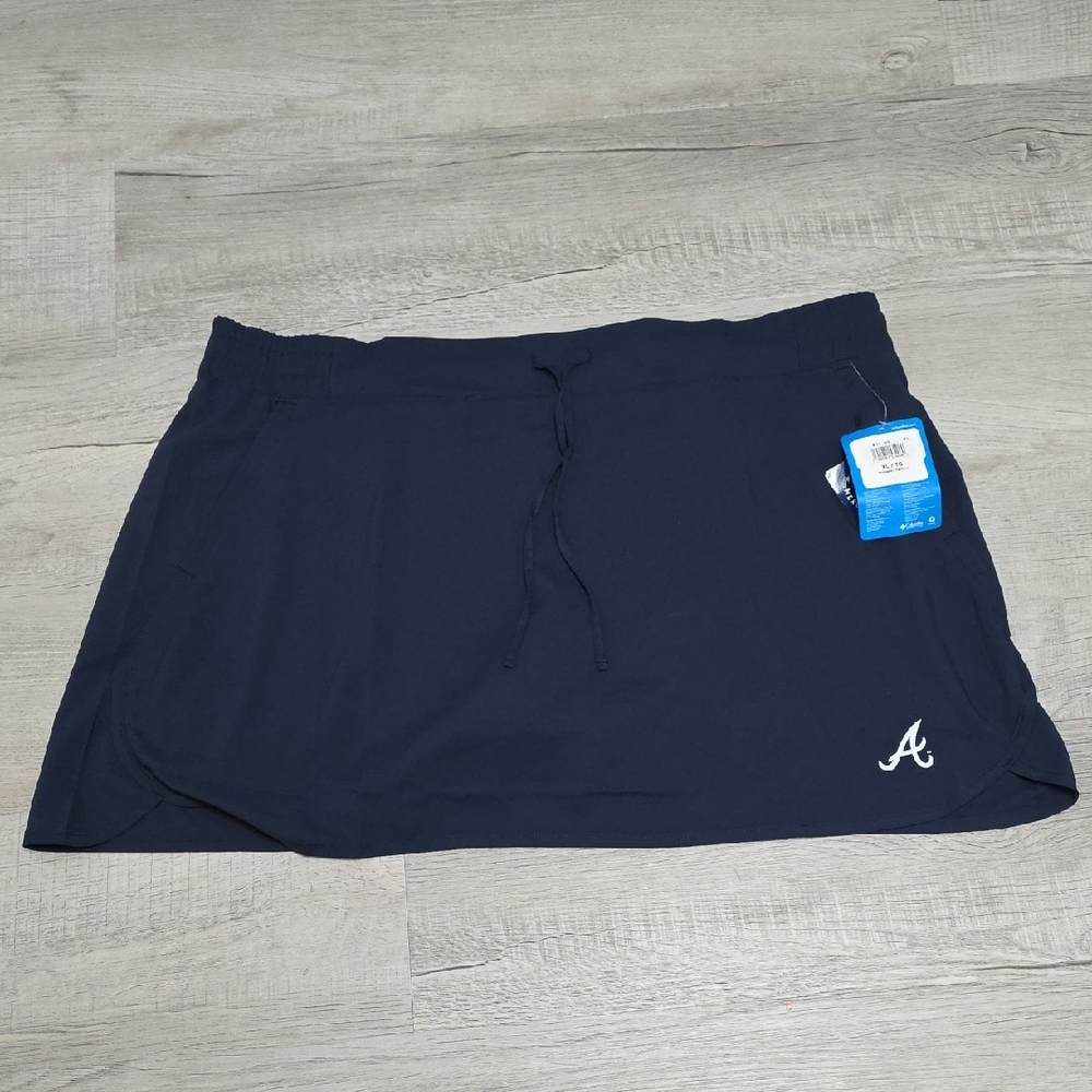 NWT Columbia Womens Golf Navy Blue Skirt- Size XL
